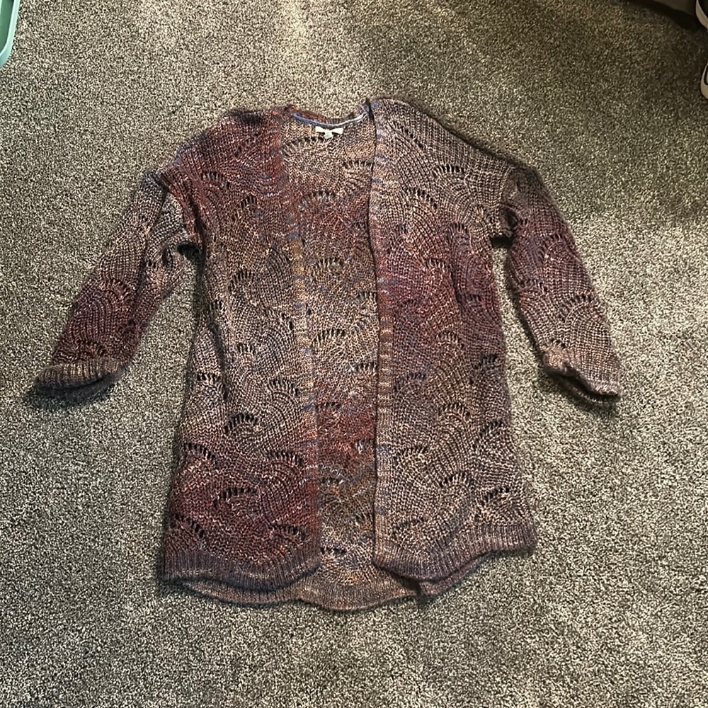 Maurice’s Knit Multi Colored Cardigan Sweater